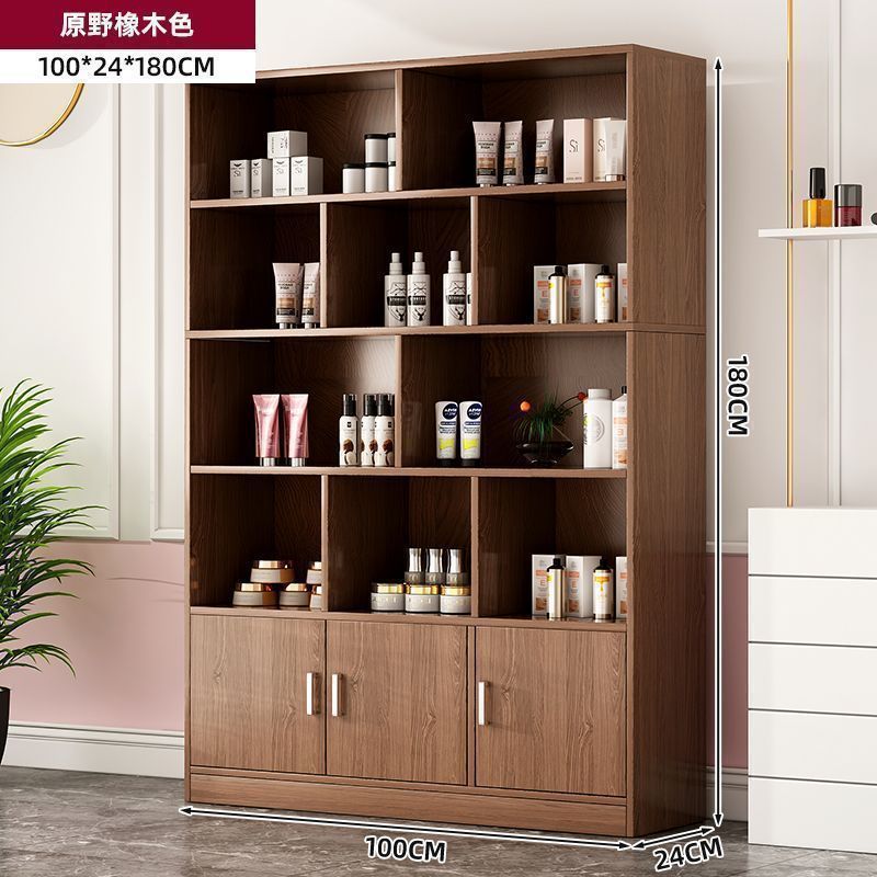 美容院产品展示柜超厚货架化妆品展示柜货柜展示架落地多层置物架|undefined