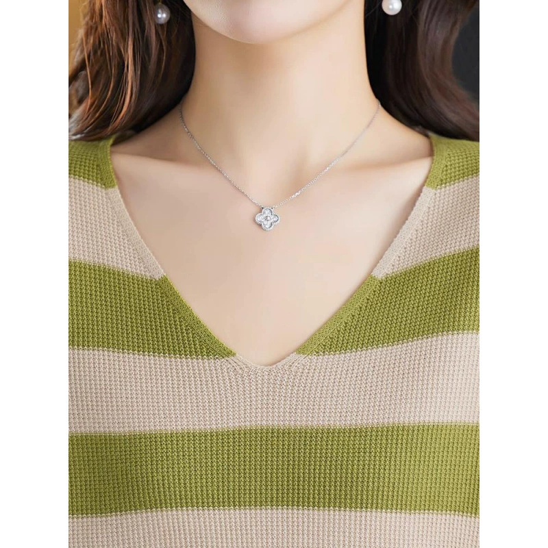 Knitted autumn thin sweater, plus size, loose fit
