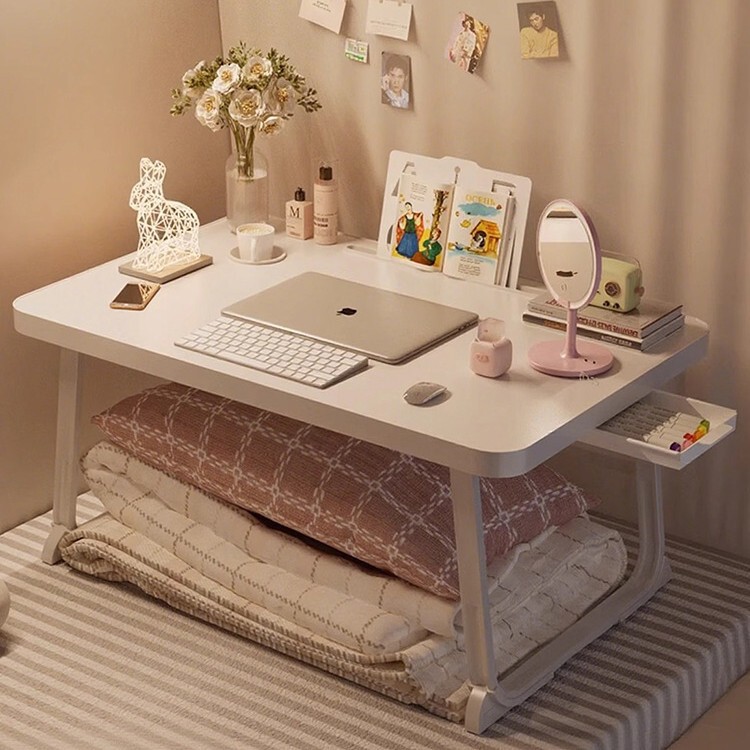 Small Bed Table Foldable Student Dormitory Notebook Stand Computer Table Reading Book Picture Book Desk Home