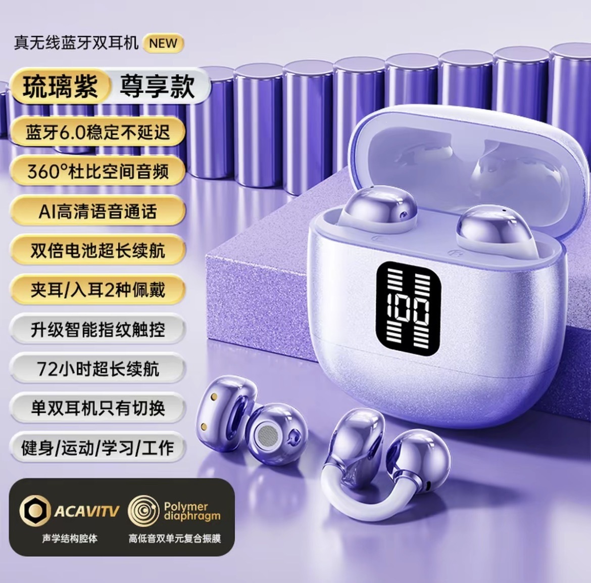 Glazed purple