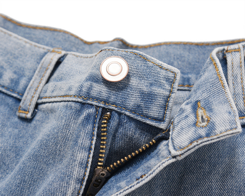 Men's Jeans Washed Vibe Style Loose Fit With Patch Pocket Detail_voghion.com