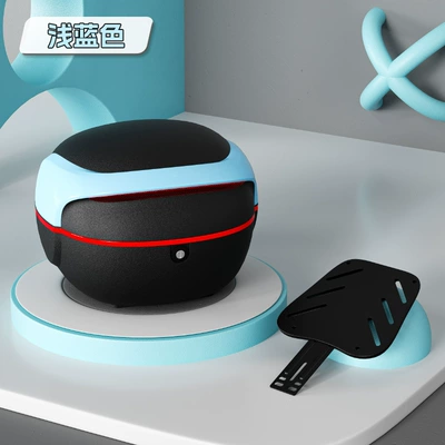 Electric car tail box, Box Yadi Emma Bell Universal - combination-light-blue-plus-tail-box-bracket-white