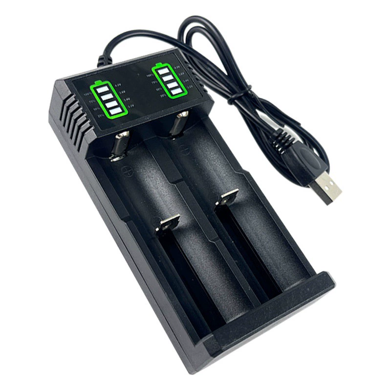 18650 зарядное устройство USB умное зарядное устройство для литиевой батареи с одним слотом двойной слот Четыре слота 21700 26650 3,7 В