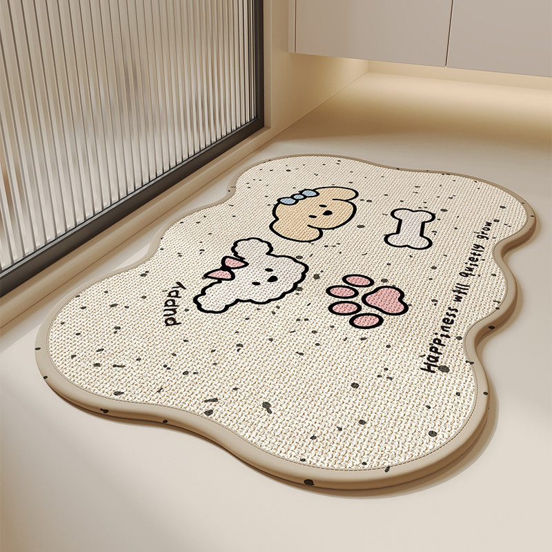 Cartoon woven non-slip carpet