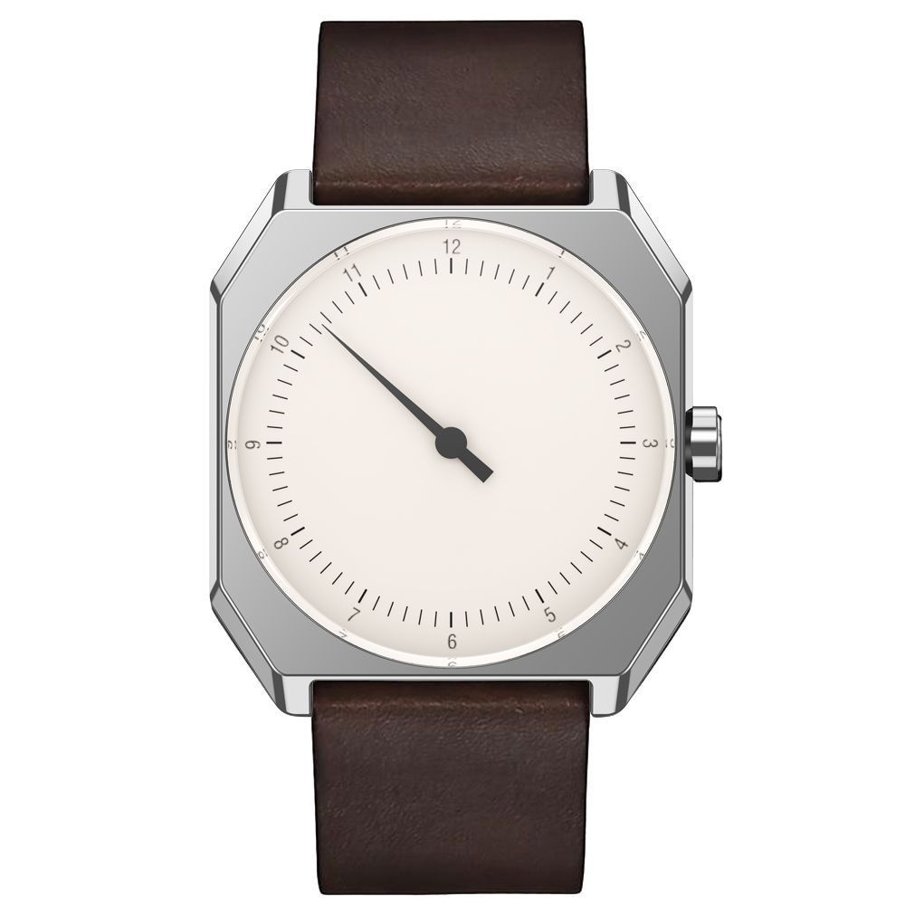 Fashionable Retro Quartz Watch For Men With Protein Leather Strap_voghion.com