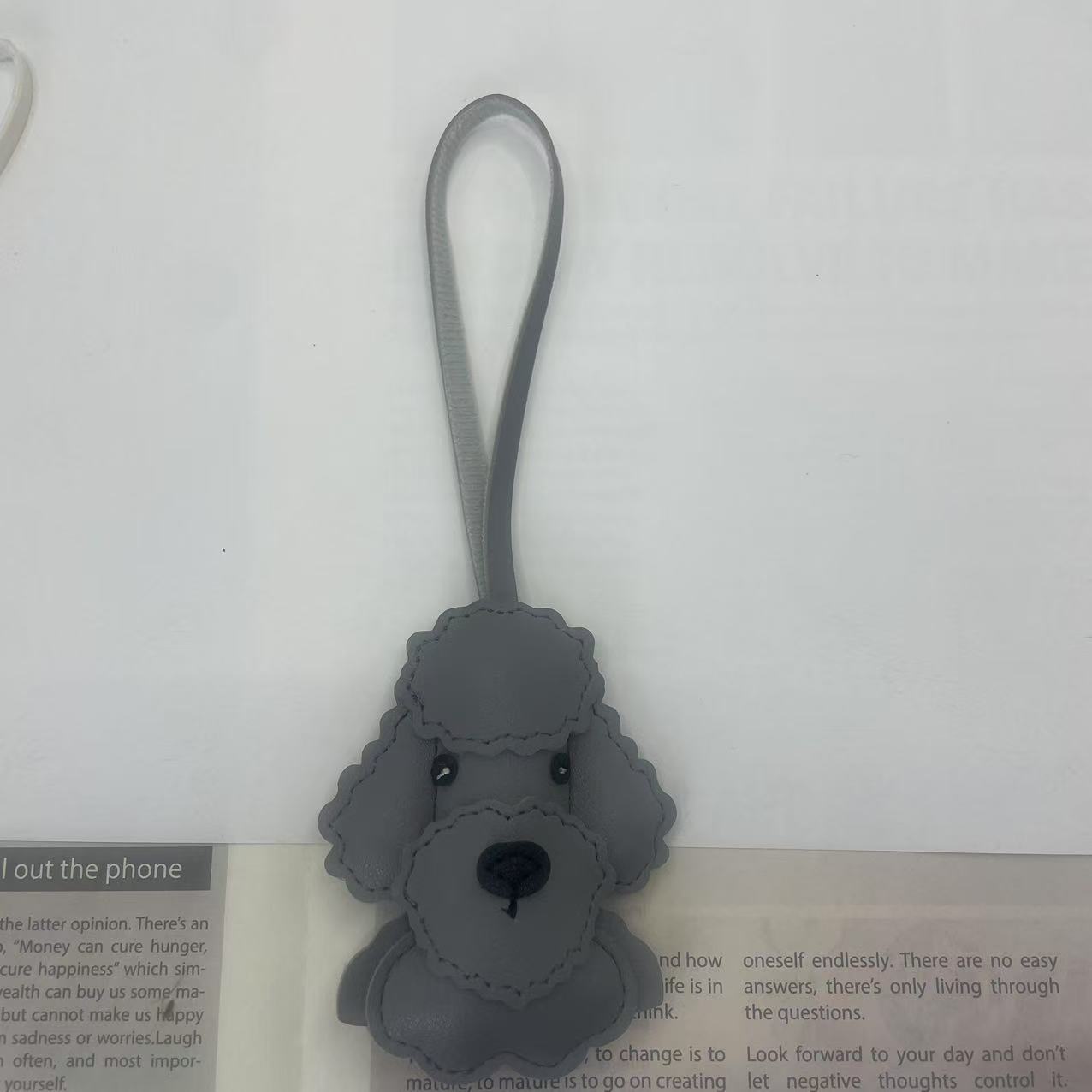 Colgante de Perro para Bolso de PU con Relleno de Algodón para Equipaje