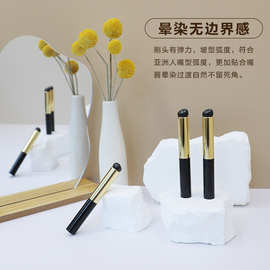 新款跨境专供外贸唇刷圆扁头斜头高档唇刷便携式定妆化妆品