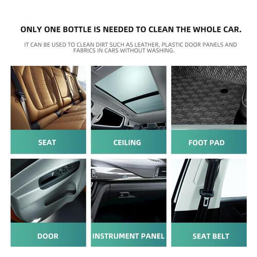 Car interior cleaner spray, ceiling cleaner, fabric flannel leather seat decontamination cleaner, exclusive for foreign trade