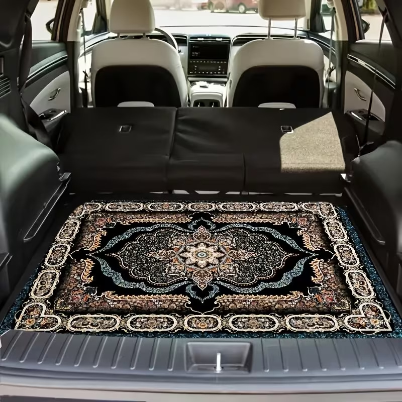 Crystal velvet car trunk mat, wear-resistant, cross-border Amazon dust-proof mat, water-absorbent, dirt-resistant, easy to maintain, wholesale