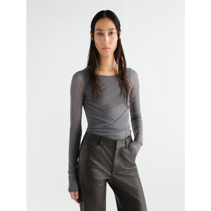 Longmei Ballet Style Tie-Waist Wrap Top for Women, 26 Early Autumn New LEM Style Atmospheric Long-Sleeve Base Shirt Longmei Ballet Style Tie-Waist Wrap Top for Women, 26 Early Autumn New LEM Style Atmospheric Long-Sleeve Base Shirt