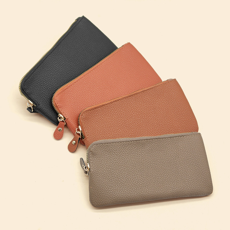 2026 New Model Women's Clutch Wallet with Integrated Card and Coin Storage, High-End Luxury Retro Lightweight Coin Purse