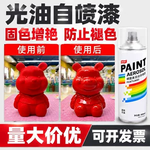Transparent Spray Paint for Plaster Dolls, Automatic Hand Spray Paint for Furniture, Wood Varnish, Metal Color Change