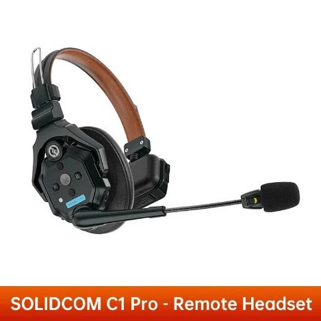 Hollyland Solidcom C1 Pro беспроводная гарнитура для связи, система вызовов, до 1000 футов, двунаправленное ENC шумоподавление