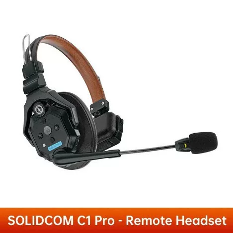 Hollyland Solidcom C1 Pro беспроводная гарнитура для связи, система вызовов, до 1000 футов, двунаправленное ENC шумоподавление
