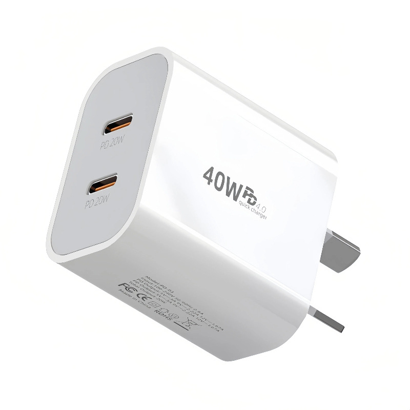 PD20W Carga rápida para iPhone16 Cargador de teléfonos SAA Certificado Adaptador de carga