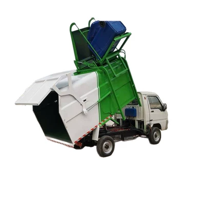 Three-Wheel Hanging Bin Garbage Vehicle, Elektrik zibil maşınları