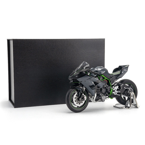 (Luxury Gift Box) 1:9 Scale Alloy Kawasaki Poma Motorcycle Model – Silent, Non-Lighting Display Piece for Collectors and Gifts