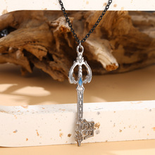 欧美跨境热卖个性项链 王国之心动漫周边 遗忘之刃项链项饰批发