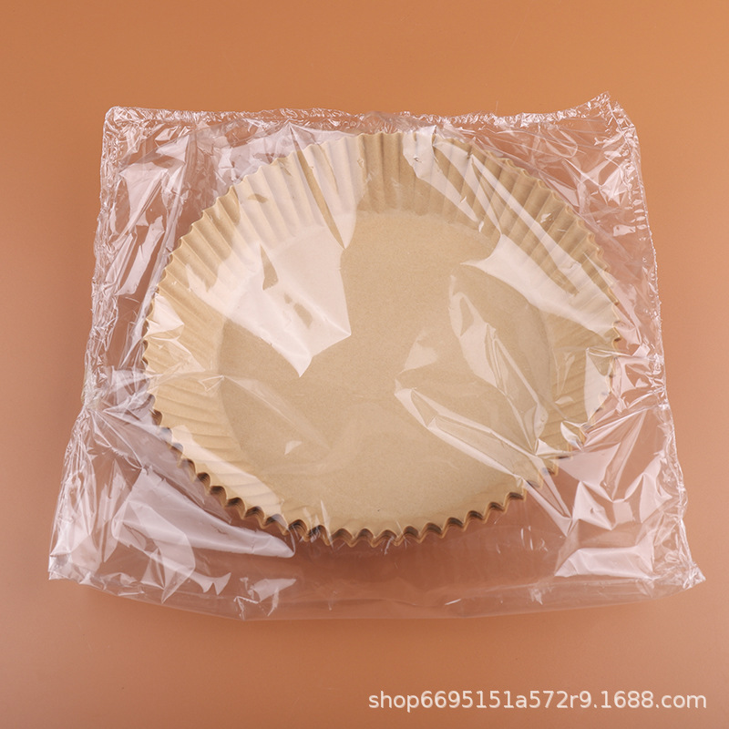 エアフライヤー専用紙皿家庭用高温耐性油吸収紙パッド食品オーブンベーキングラウンド耐油紙|undefined