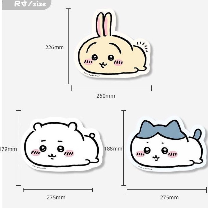 Caricatura de dibujos animados de forma alienígena almohadilla de ratón de cuero Kawaichi Usaki lindo juego de oficina almohadilla de escritorio personalidad de oficina