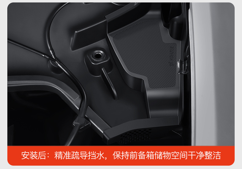 Suitable for Tesla Huanxin Model3/Y Front Engine Room Full Cover Anti-blocking Cover Water Channel Anti-blocking Net Filter Cover