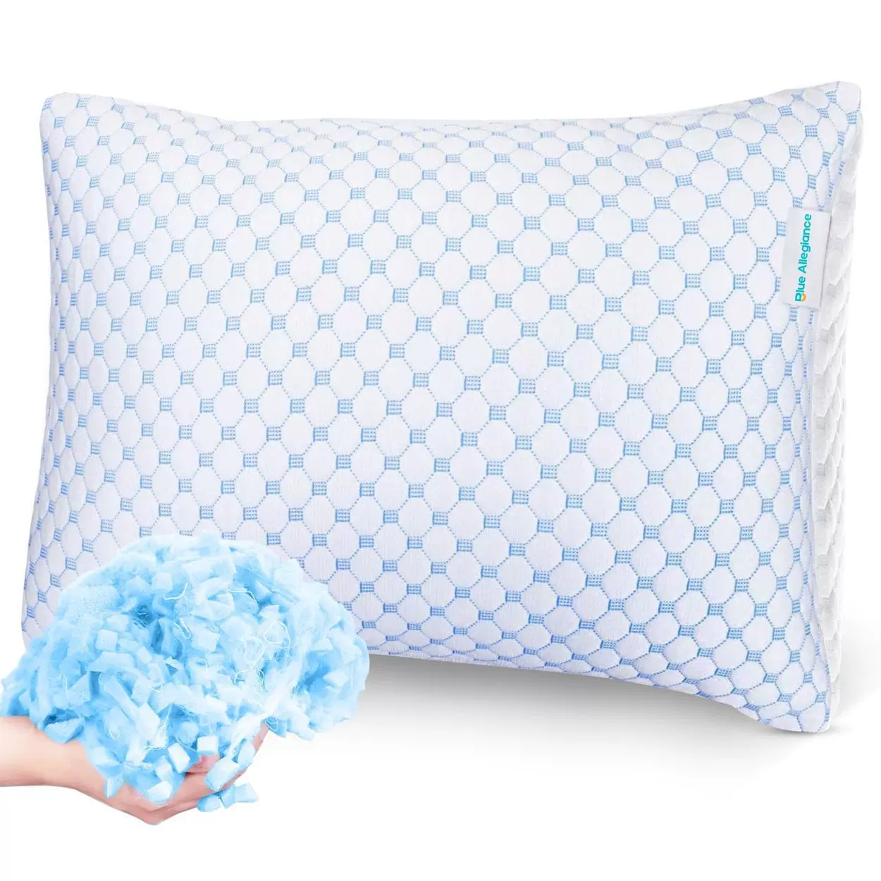 跨境碎海绵记忆枕慢回弹枕头人体工学凝胶碎记忆泡沫床枕冰丝枕