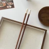 Red sandalwood glazed chopsticks milky white
