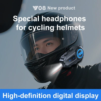 Sharing Lcd Screen Fm Intercom – Motorcycle Helmet Headset