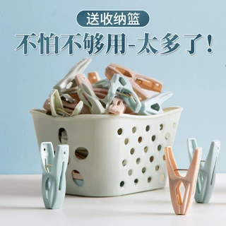 家用夹衣服内衣袜子的小夹子衣架防风固定晾衣夹多功能塑料晾晒夹