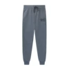 Dark gray pants + black label