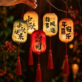 节庆用品;灯笼;扇子
