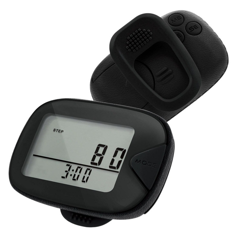 2D multifunctional pedometer calorie calculation distance measurement waist clip walking running accuracy memory pedometer