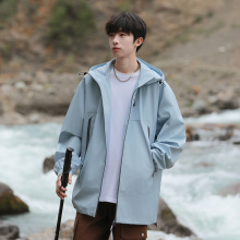 杰克传洋冲锋衣外套男春秋季情侣新款美式户外登山服休闲防水夹克