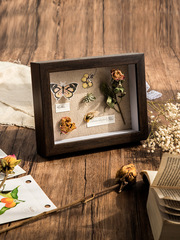 Photo frame couple handmade birthday gift moon commemorative frame astronaut gift put dried flowers diy photo frame table