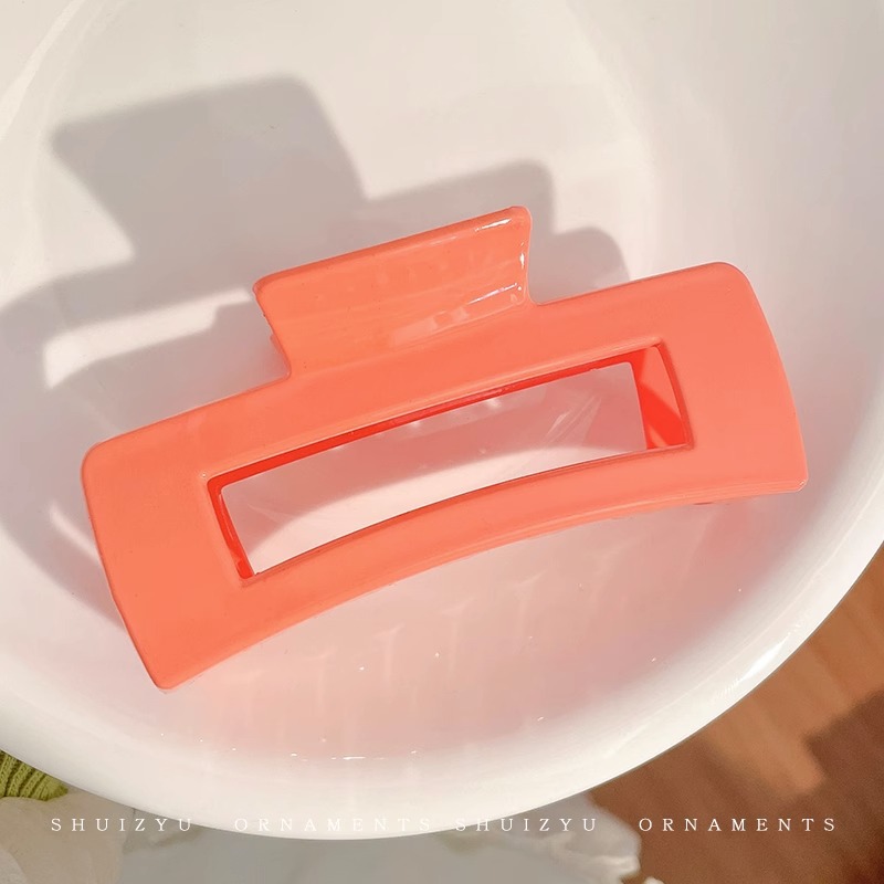 Accesorios para el cabello con horquilla de tiburón, horquilla de sentido avanzado, parte posterior de la cabeza femenina, clip para el cabello simple, tocado, pinza para el cabello, horquilla grande