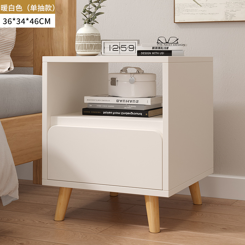 Mesita de noche moderno minimalista dormitorio mesita de noche gabinete de almacenamiento simple mesita de noche del hogar rack de almacenamiento pequeño apartamento armario