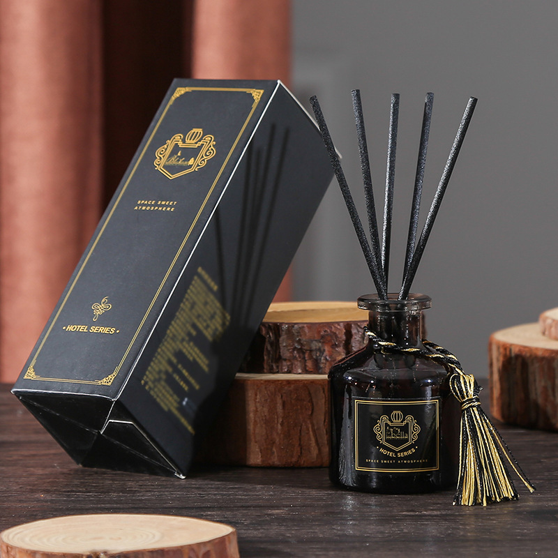 Aromatherapy Essential Oil Set Fireless Rattan Aromatherapy Hotel Incense Home Indoor Bathroom Air Freshener 50ml