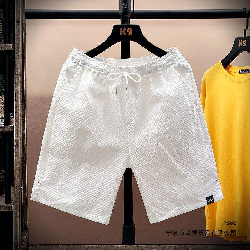 Men's summer shorts, straight cut, loose fit, trendy and stylish, thin and loose, suitable for outdoor wear in summer, men's large-sized shorts Men's summer shorts, straight cut, loose fit, trendy and stylish, thin and loose, suitable for outdoor wear in summer, men's large-sized shorts