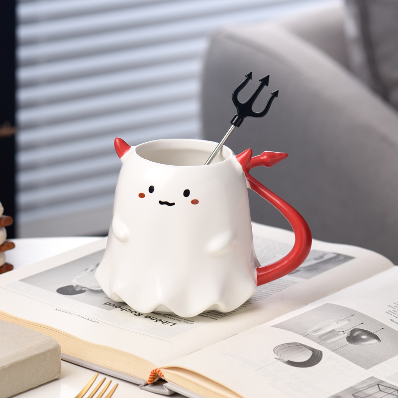 1300g Weight Water Bottles Kitchen and drinking utensils Tableware Event & Party Supplies 1 Piece Quantity Home, Daily Occasion ceramics Material Halloween Festival Cartoon Pattern Casual, Vacation Style Halloween Casual Vacation Cartoon Ceramics Water Bottles 1 Piece 无