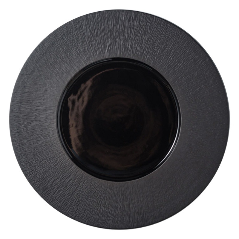 Placa occidental Placa de carne para restaurante y hotel creativo placa plana plato artístico cerámica vajilla Comercio exterior al por mayor