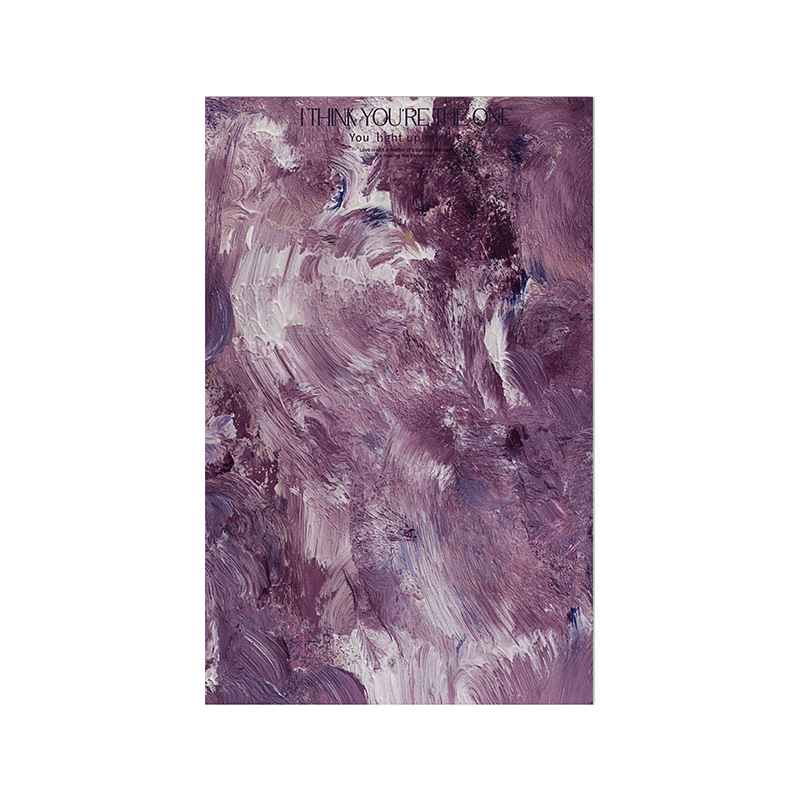 Papel de embalaje de salsa de ciruela al por mayor de materiales de flores de mármol de pintura al óleo atmósfera de papel de arte