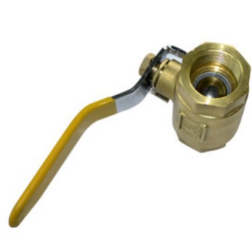 Válvula de bola de alambre interno todo tipo de accesorios de tubería de latón de alta calidad