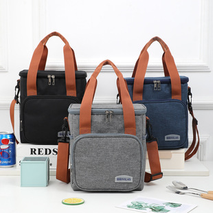 New Cross-border Amazon Hot Lunch bag Lunch bag Large Capacity Portable Crossbody Lunch Box Insulation bag