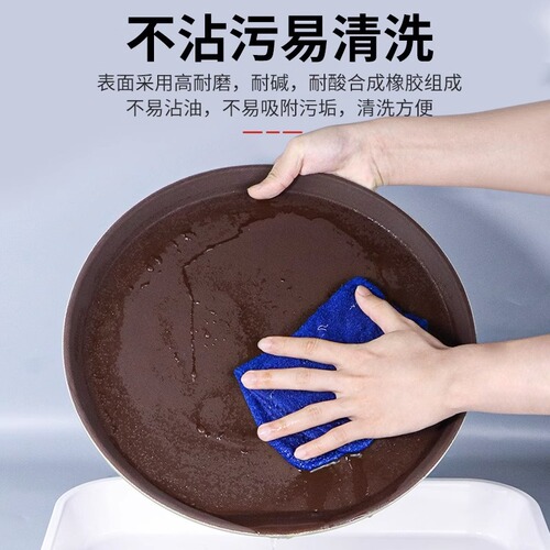 Tempered anti-slip tray bar KTV special cup tray restaurant hotel commercial rectangular round large tray