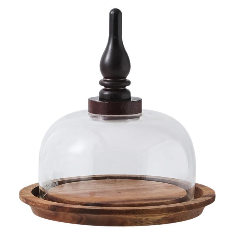 Pastel de madera transfronterizo bandeja de dulces pan