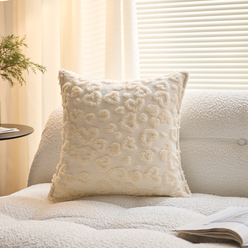 Moderno y simple ins ventana flotante sofá almohada de peluche almohada de cama escandinava de lujo