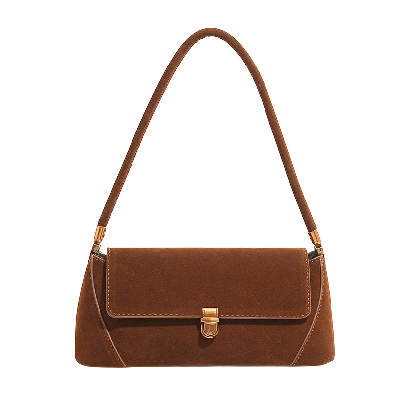 Diseño de nicho de textura transfronteriza de alto nivel bolso de palo de mano para mujeres ventas calientes nuevas bolsas de hombro de estilo extranjero bolsas de brazo de moda image 7