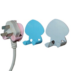 New Product Children's Home Storage Fixed Power Cord Power Plug Hook Multifunction Dual-Head Adhesive Strips with Glue