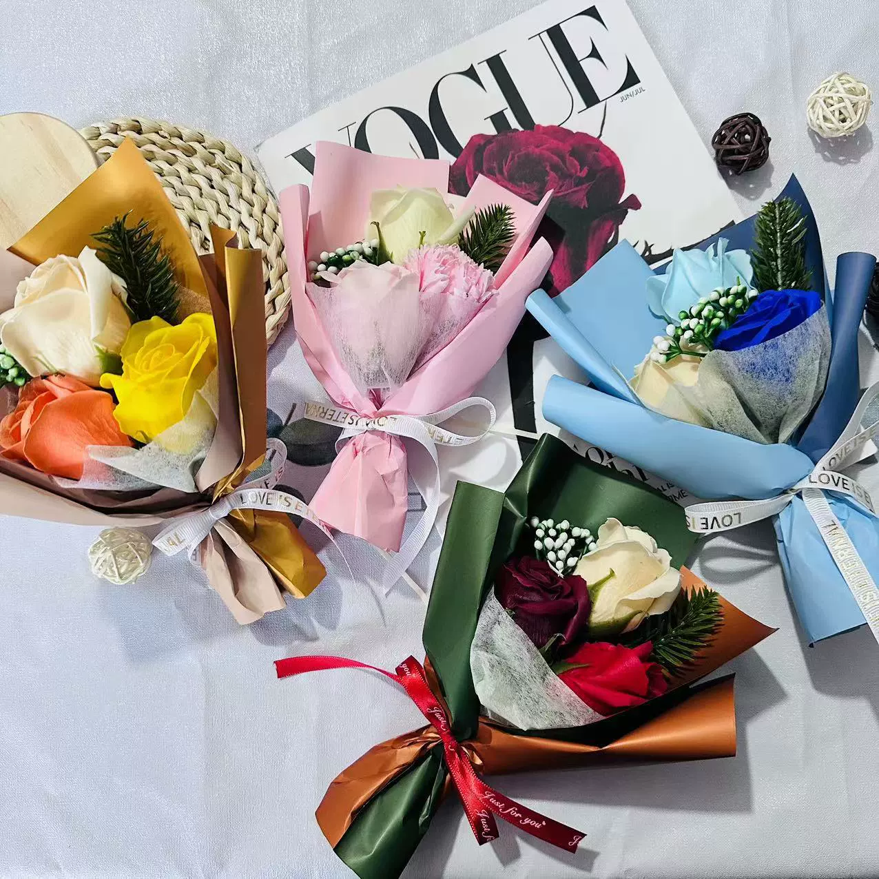 Small fresh gift box for St. Valentine's Day, Birthday gift