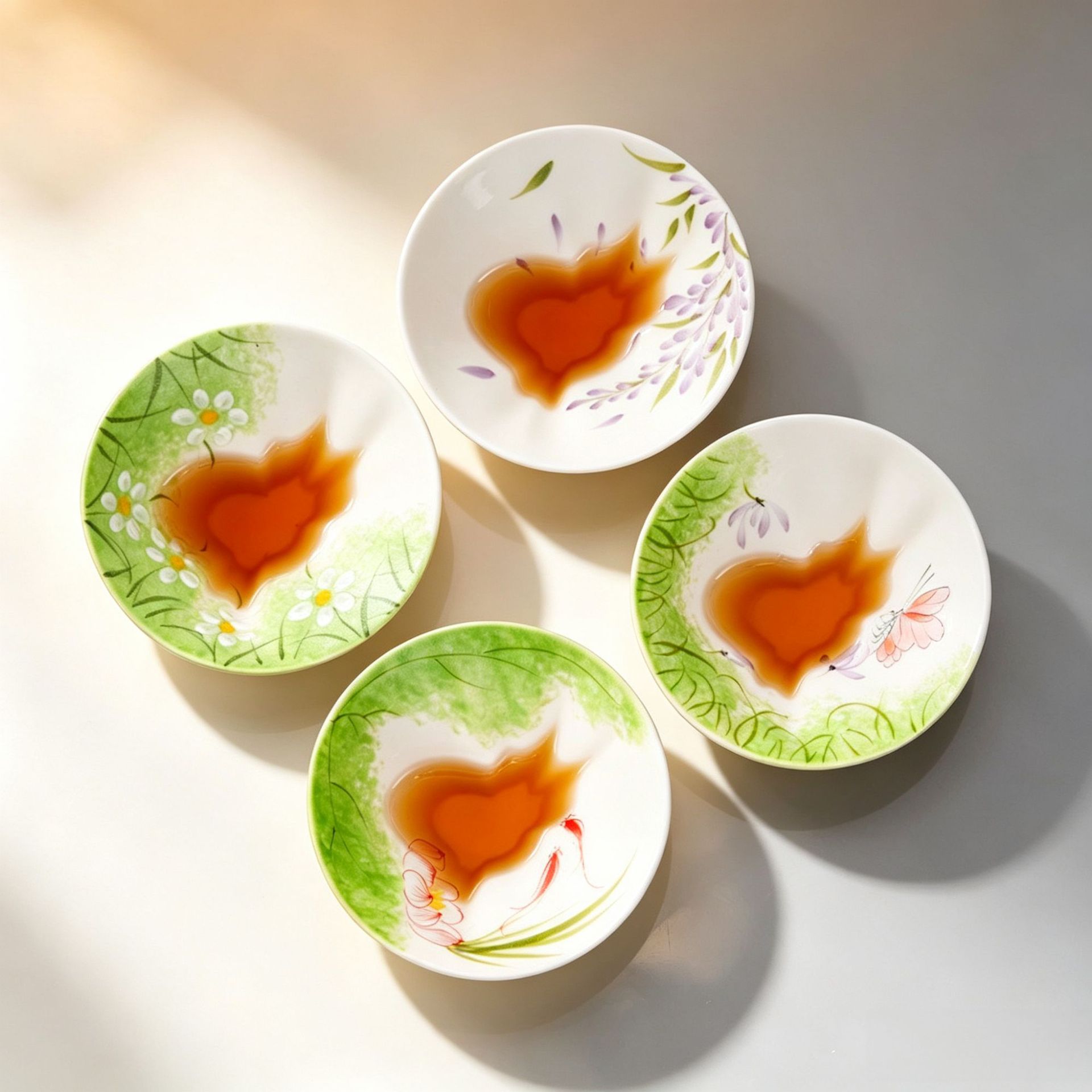手绘葫芦藏猫杯高档陶瓷福禄茶杯文创伴手礼主人杯品茗杯商务礼品